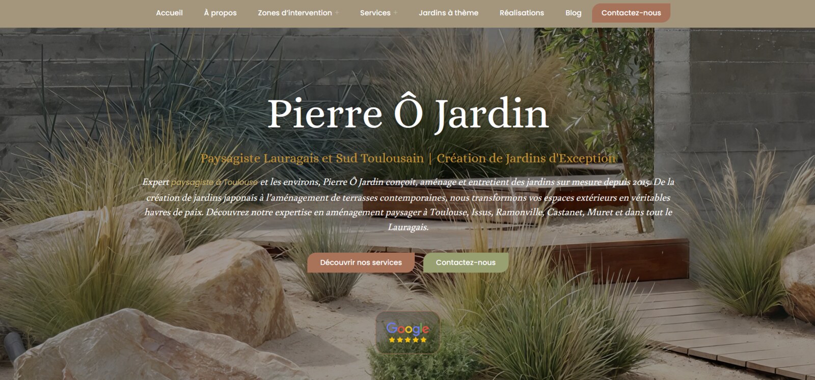 Pierre ô Jardin : vue 1