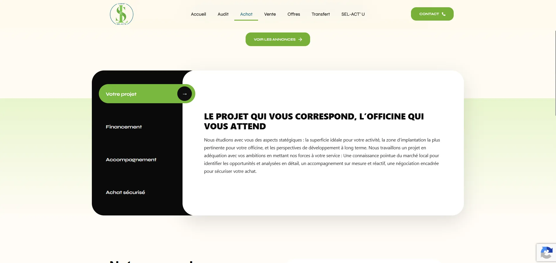 SEL-ACTE : vue 2