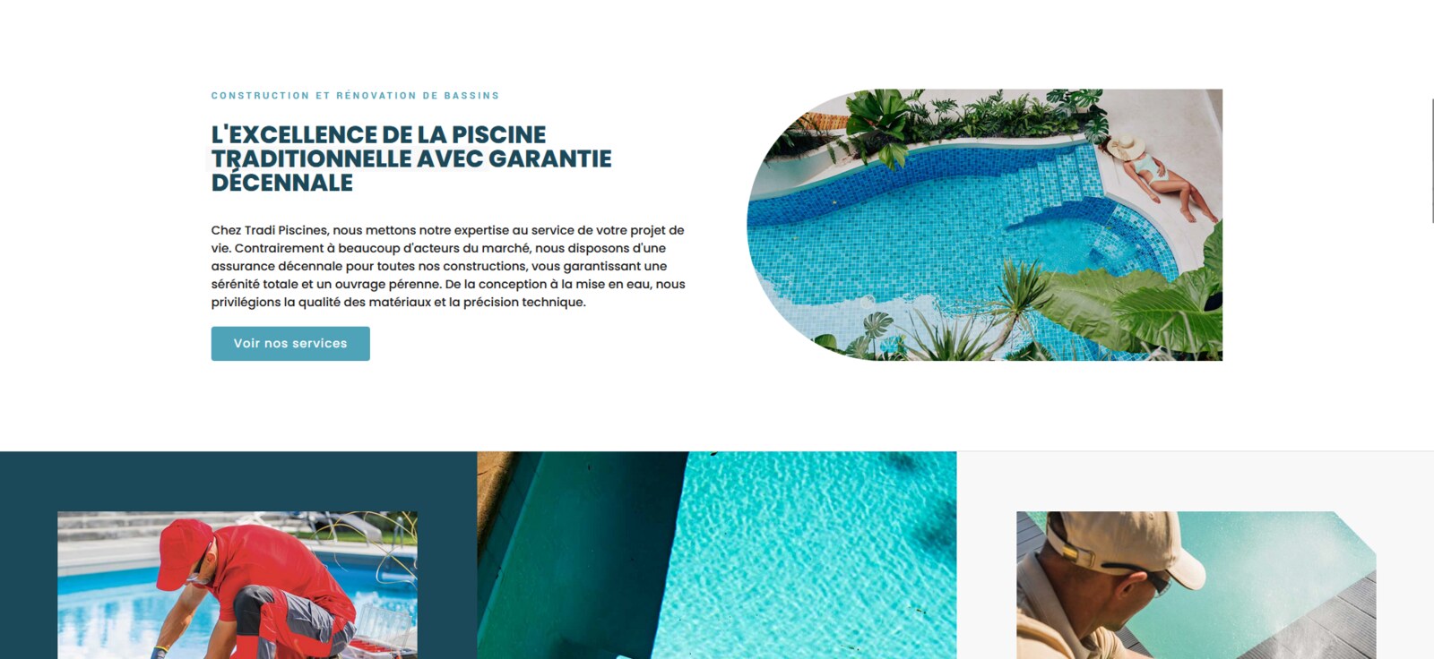 Tradi Piscines : vue 2