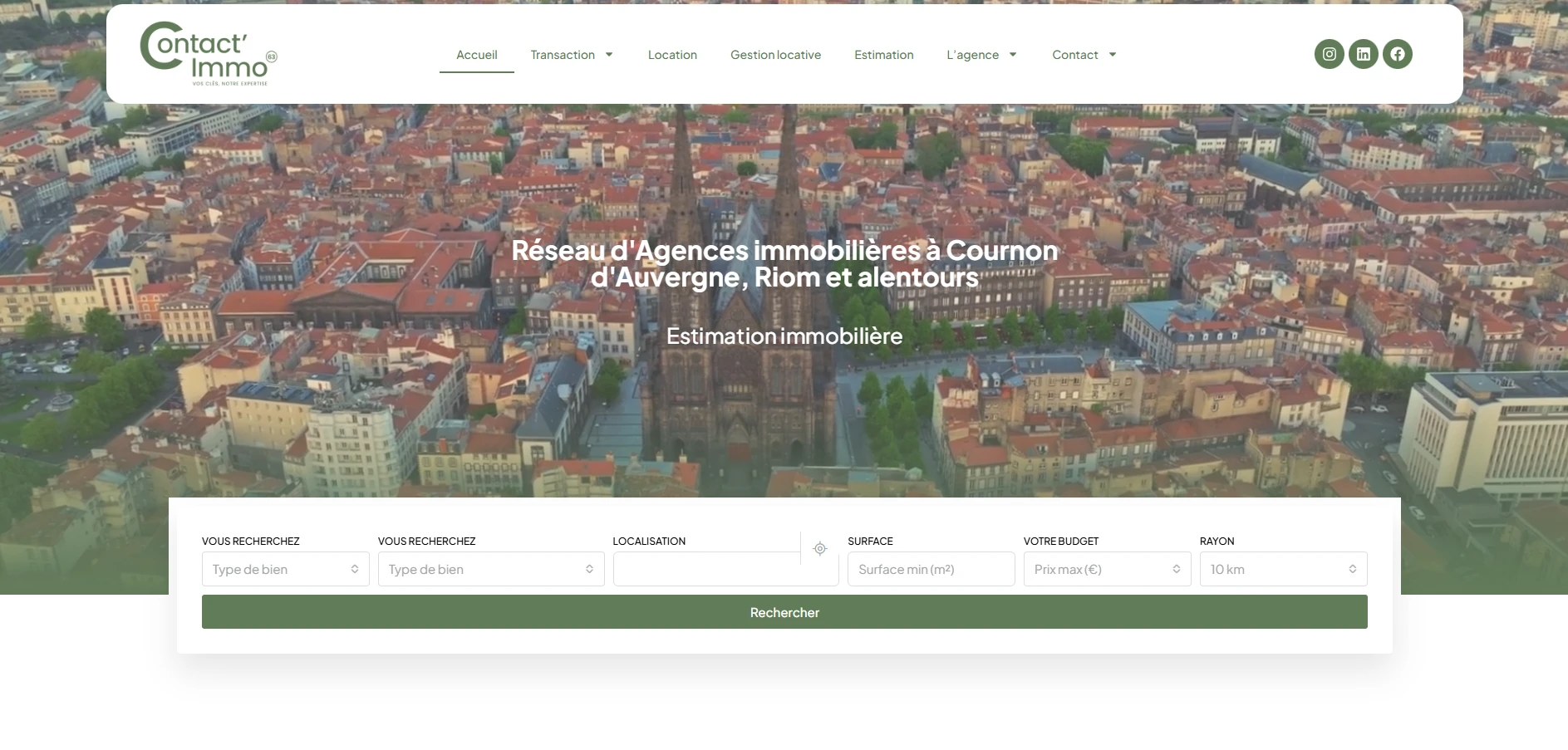 Site Agence Contact Immo — immobilier