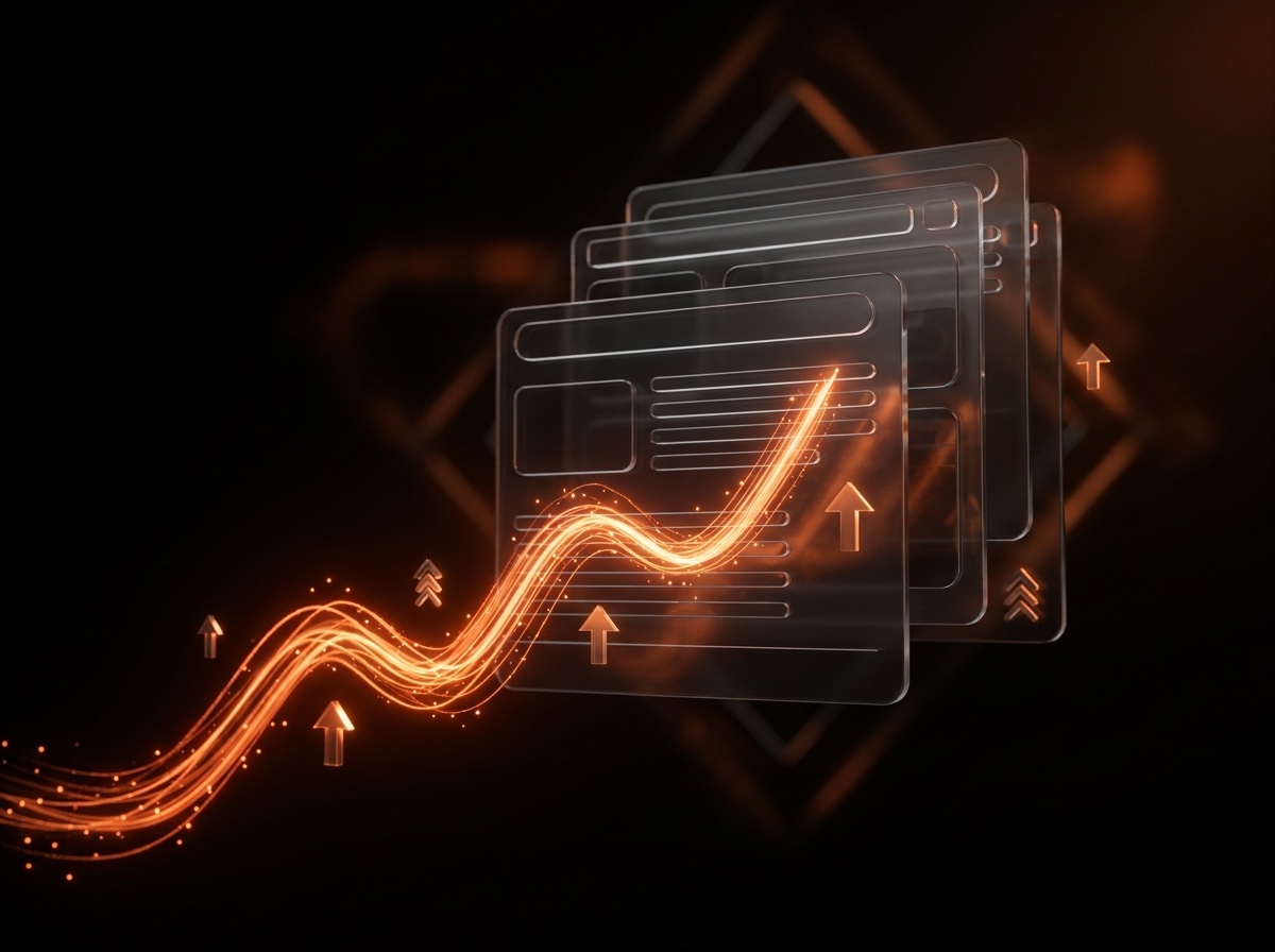 Illustration des résultats SEO mesurables, positions et reporting mensuel